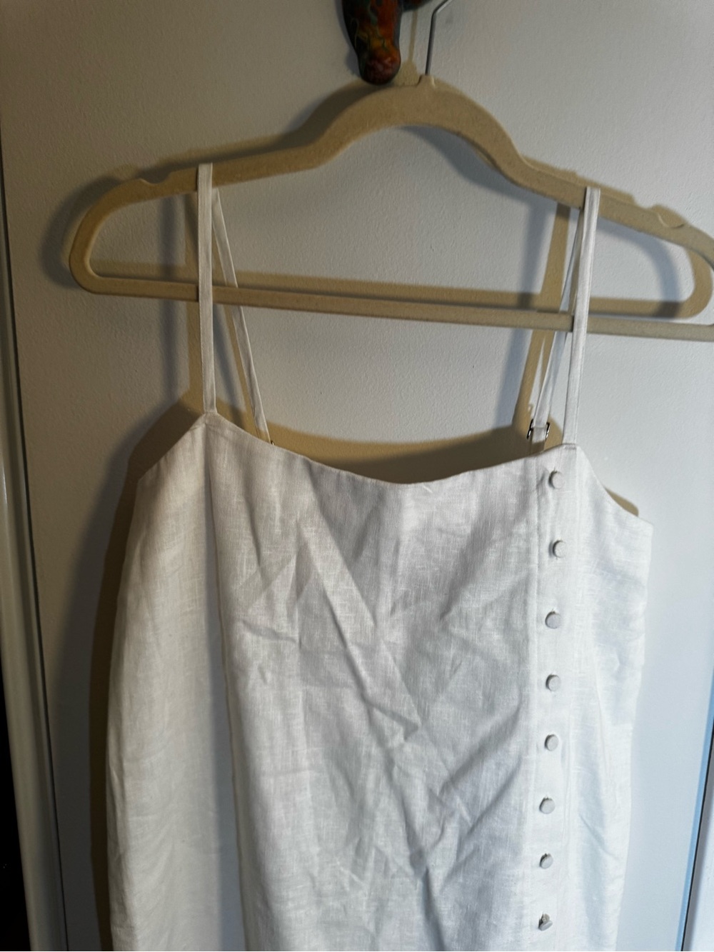 Abercrombie & Fitch White Mini Slip Dress - Picture 4 of 7